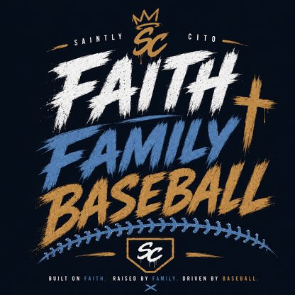 Faith Family Baseball tee