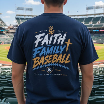 Faith Family Baseball tee