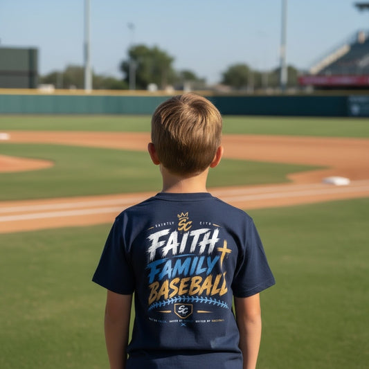 Faith Family Baseball tee